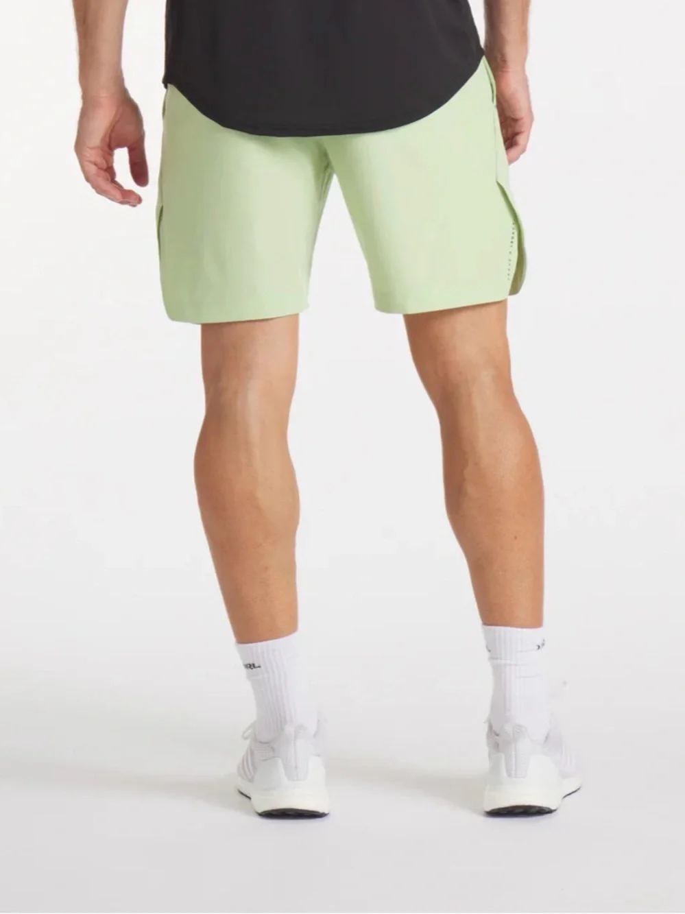 UNRL Men's Light Green Performance Shorts